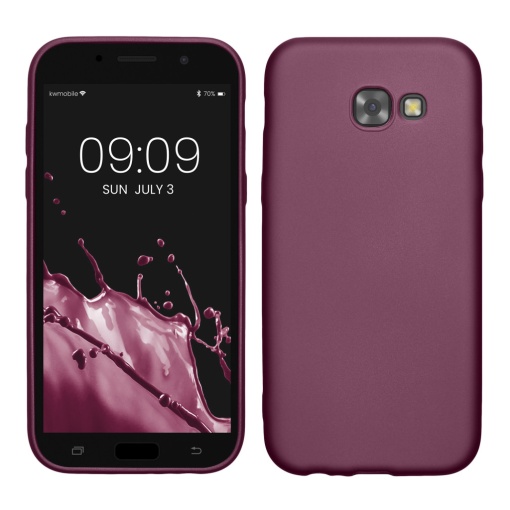 Husa Kwmobile pentru Samsung Galaxy A5 (2017), Albastru, Silicon, KWM0000156F011C