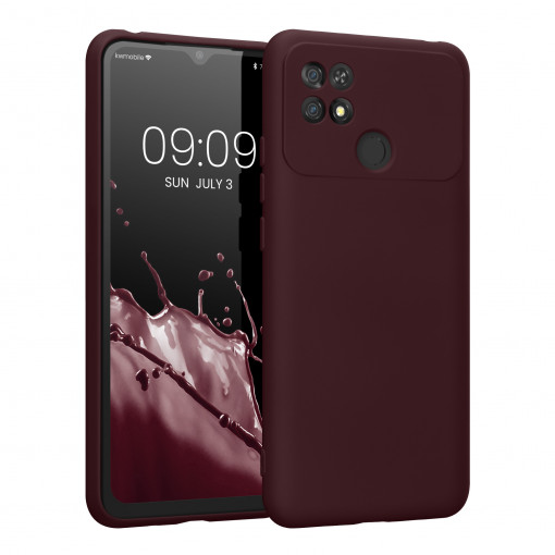 Husa Kwmobile pentru Xiaomi Poco C40, Silicon, Rosu, 59394.187