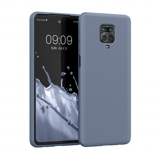 Husa Kwmobile pentru Xiaomi Redmi Note 9S/Redmi Note 9 Pro/Redmi Note 9 Pro Max, Silicon, Albastru, 56562.12