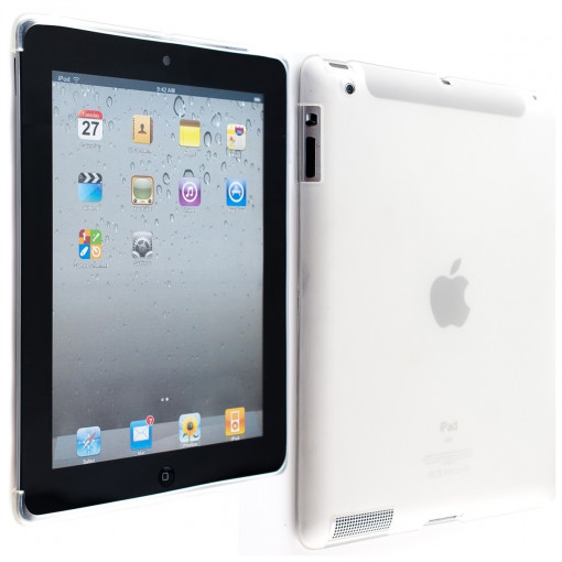 Husa pentru Apple iPad 2/3/4, Silicon, Alb, 11216.02