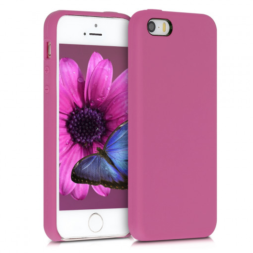 Husa pentru Apple iPhone 5 / iPhone 5s / iPhone SE, Silicon, Roz, 42766.163