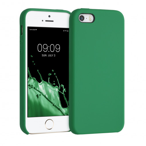 Husa pentru Apple iPhone 5s / iPhone SE, Silicon, Verde, 42766.227, kwmobile