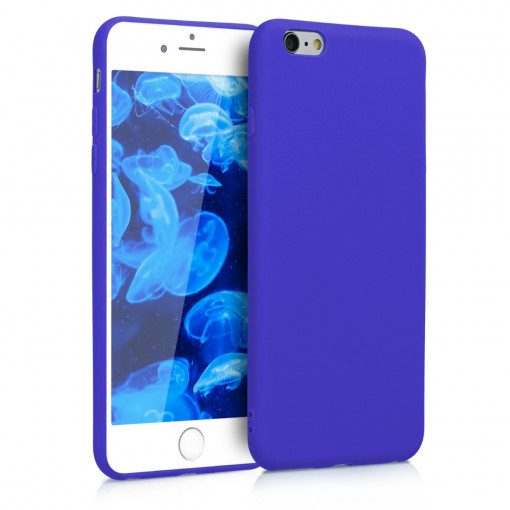 Husa pentru Apple iPhone 6 Plus / iPhone 6s Plus, Silicon, Albastru, 37726.134