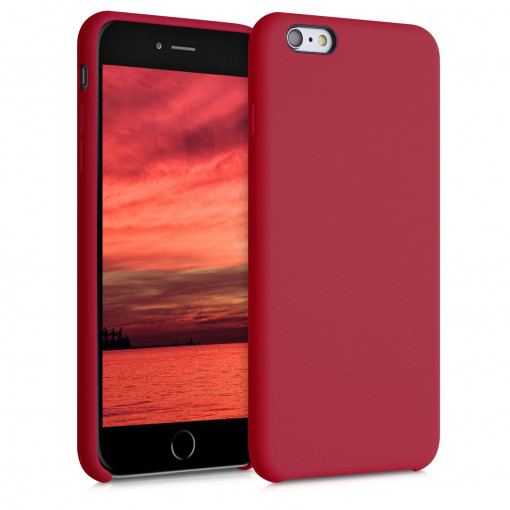 Husa pentru Apple iPhone 6 Plus / iPhone 6s Plus, Silicon, Rosu, 40841.208