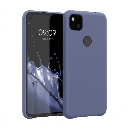 Husa pentru Google Pixel 4a, Silicon, Albastru, 52549.168