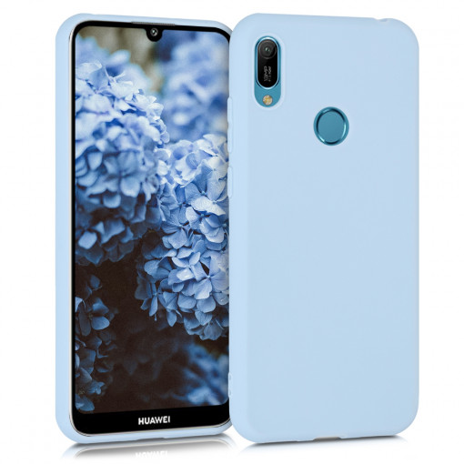 Husa pentru Huawei Y6 (2019), Silicon, Albastru, 48122.58