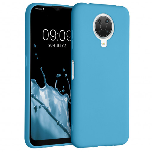 Husa pentru Nokia G20 / G10, Silicon, Albastru, 54847.223, kwmobile