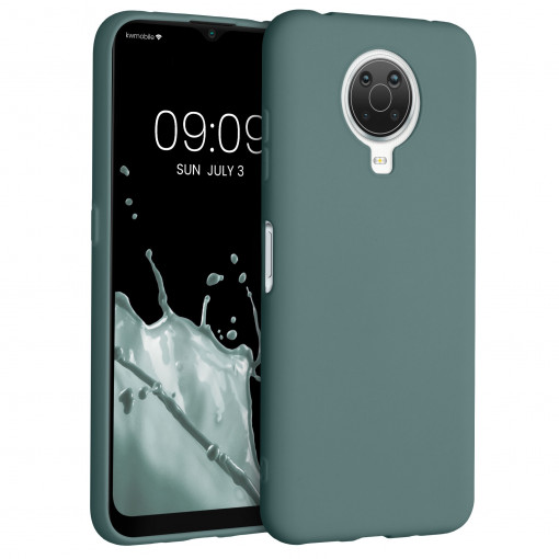 Husa pentru Nokia G20 / G10, Silicon, Verde, 54847.171, kwmobile