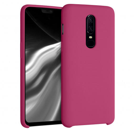 Husa pentru OnePlus 6, Silicon, Roz, 46122.213