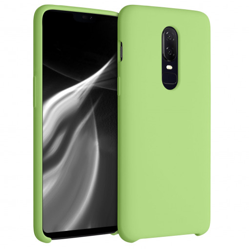Husa pentru OnePlus 6, Silicon, Verde, 46122.214