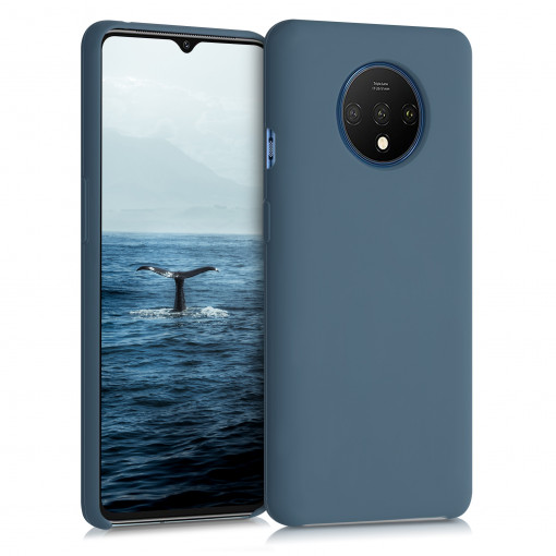 Husa pentru OnePlus 7T, Silicon, Verde, 50403.202, kwmobile