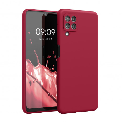 Husa pentru Samsung Galaxy A22, Silicon, Rosu, 55500.229, kwmobile