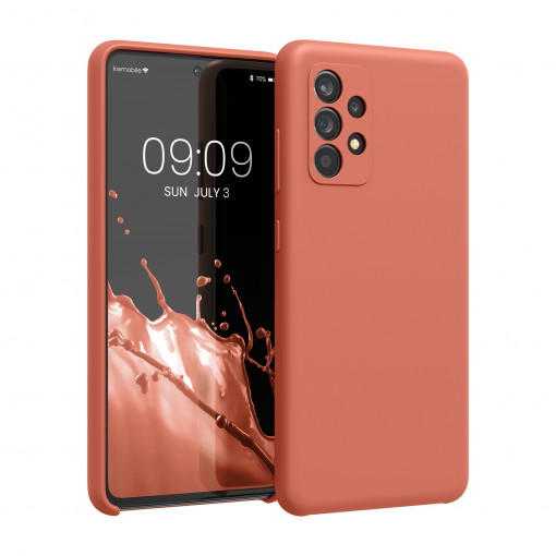 Husa pentru Samsung Galaxy A52 / Galaxy A52 5G / Galaxy A52s 5G, Silicon, Roz, 54347.215, kwmobile