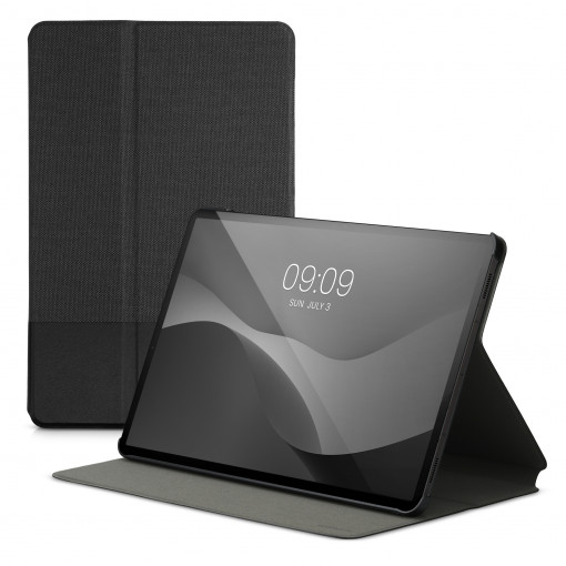 Husa pentru tableta Samsung Galaxy Tab S8, Kwmobile, Gri/Negru, Textil, 57129.73