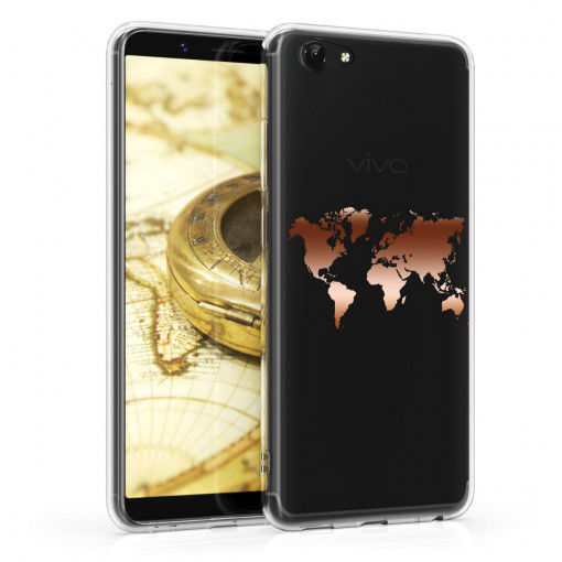 Husa pentru Vivo Y71i, Silicon, Rose Gold, 47265.01
