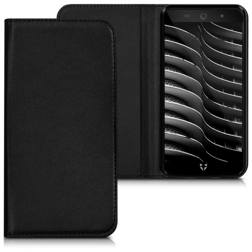 Husa pentru Wileyfox Swift 2 x, Piele ecologica, Negru, 41609.01