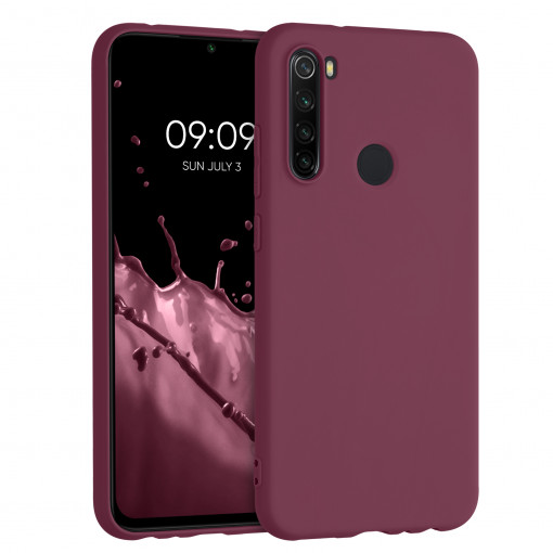 Husa pentru Xiaomi Redmi Note 8, Silicon, Rosu, 50180.187, kwmobile