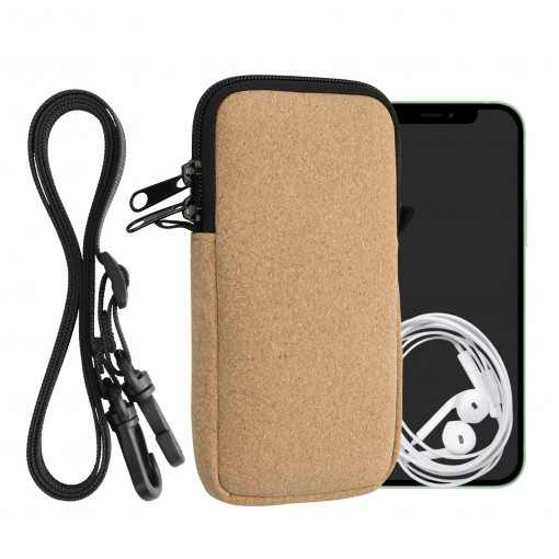 Husa Universala Kwmobile marime XXL - 7 inch, Pluta, Maro, 58703.5.24