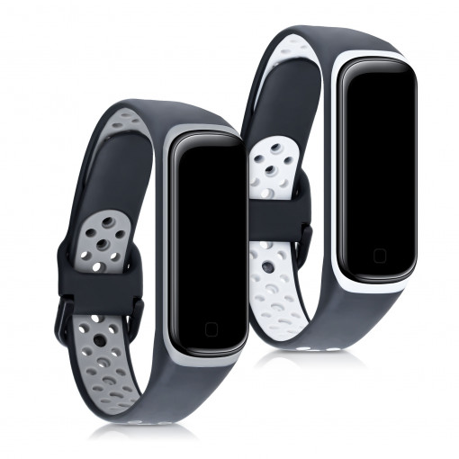Set 2 Curele pentru Samsung Galaxy Fit 2, kwmobile, Silicon, Multicolor, 54204.01