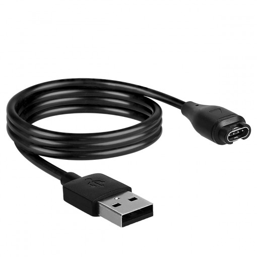 Cablu de incarcare USB pentru Garmin Vivoactive 3 / Vivoactive 4 / Fenix 5 / Fenix 6, Negru, 40937.01