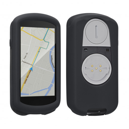 Husa de protectie pentru GPS Garmin Edge 1030/Edge 1030 Plus, Kwmobile, Negru, Silicon, 57560.01