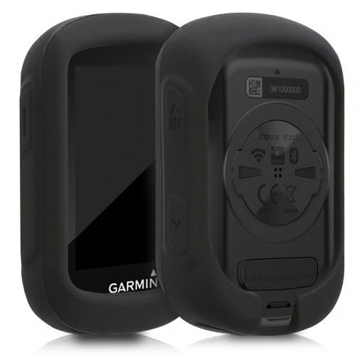 Husa de protectie pentru GPS Garmin Edge 130/Edge 130/130 Plus, Kwmobile, Negru, Silicon, 45323.01