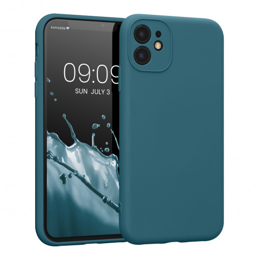 Husa Kwmobile pentru Apple iPhone 11, Silicon, Verde, 58950.57