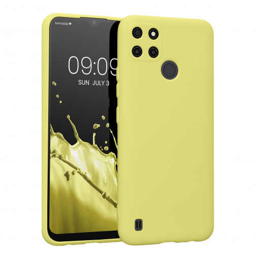 Husa Kwmobile pentru C21Y / C25Y C21Y/C25Y, Silicon, Galben, 57576.165