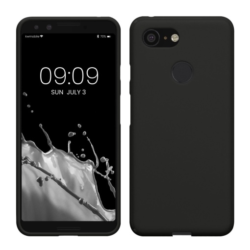 Husa Kwmobile pentru Google Pixel 3, Negru, Silicon, 45967.01