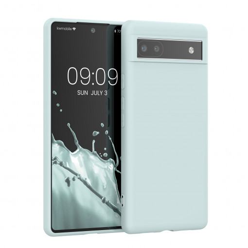 Husa Kwmobile pentru Google Pixel 6a, Silicon, Verde, 57799.200