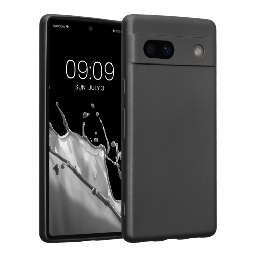 Husa Kwmobile pentru Google Pixel 7a, Gri, Silicon, 61599.232