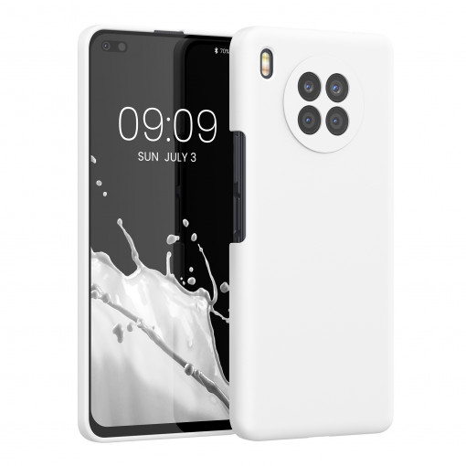 Husa Kwmobile pentru Honor 50 Lite, Silicon, Alb, 56633.02