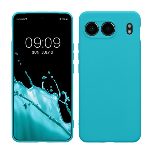 Husa Kwmobile pentru OnePlus Nord 4, Albastru deschis, Silicon, KWM000022VI008C