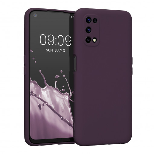 Husa Kwmobile pentru Realme 7 5G, Silicon, Violet, 57580.187