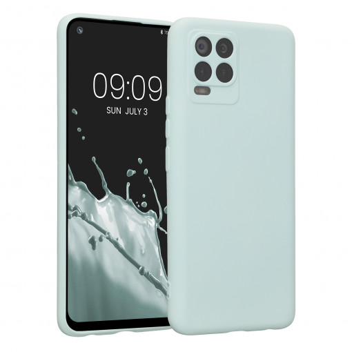 Husa Kwmobile pentru Realme 8 (2021)/8 Pro (2021), Silicon, Verde, 57573.200