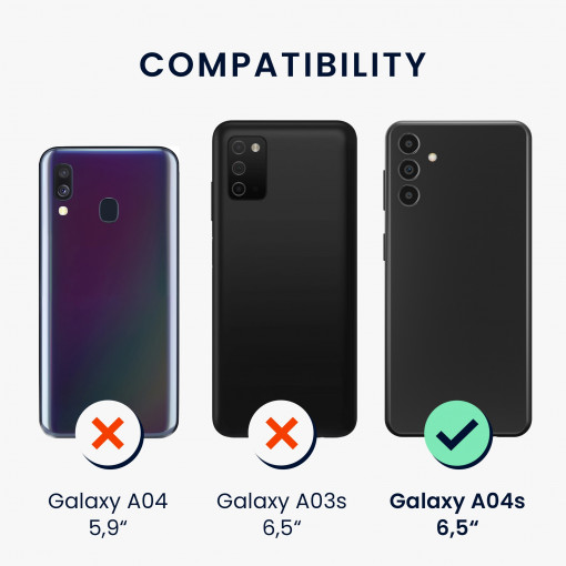 Husa kwmobile pentru Samsung Galaxy A04s, Lemn, Maro, 59887.02
