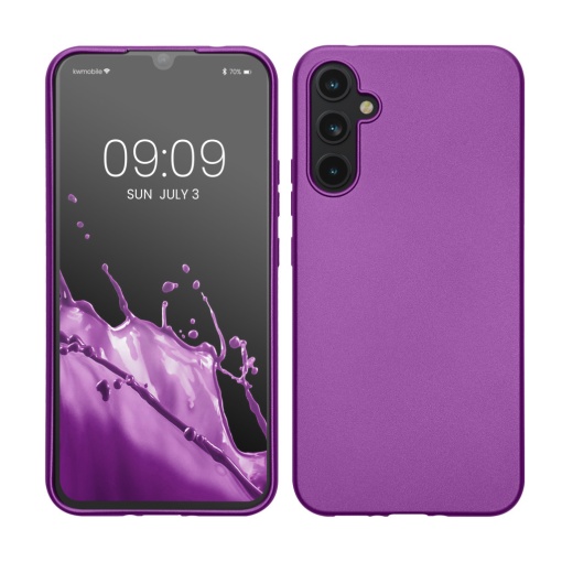 Husa Kwmobile pentru Samsung Galaxy A34 5G, Violet, Silicon, 60810.24