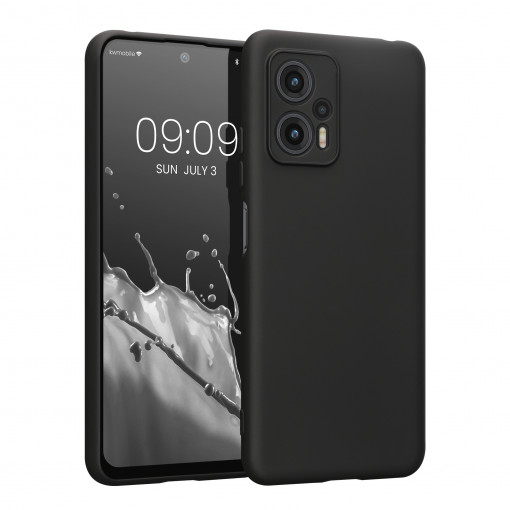 Husa Kwmobile pentru Xiaomi Poco X4 GT, Silicon, Negru, 59248.01