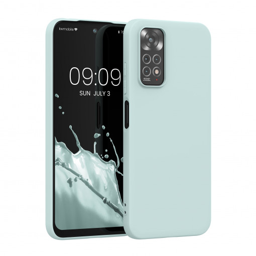 Husa Kwmobile pentru Xiaomi Redmi Note 11/Redmi Note 11s, Silicon, Verde, 57368.200
