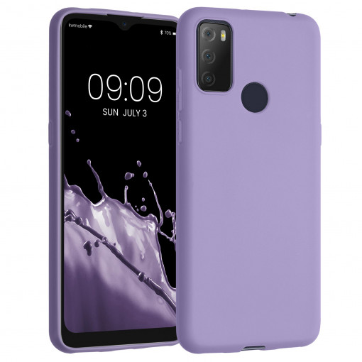 Husa pentru Alcatel 1S (2021), Silicon, Mov, 54466.222, kwmobile