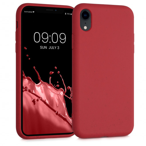 Husa pentru Apple iPhone XR, Fibre vegetale, Rosu, 49105.208, kalibri
