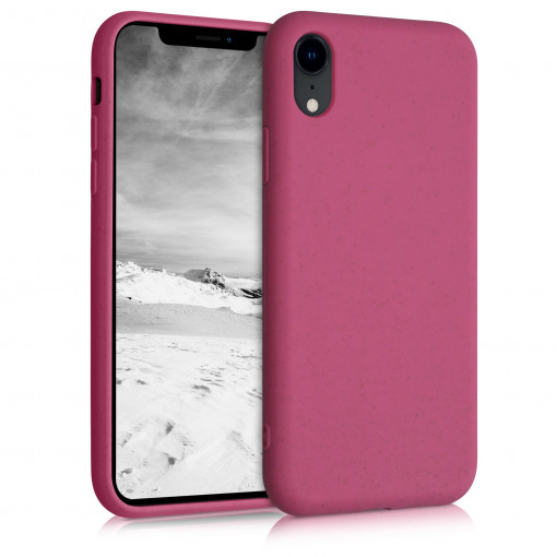 Husa pentru Apple iPhone XR, Fibre vegetale, Roz, 49105.213