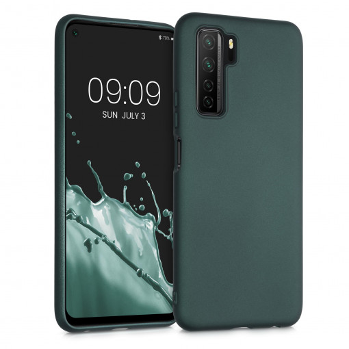 Husa pentru Huawei P40 lite 5G, Silicon, Verde, 53528.14