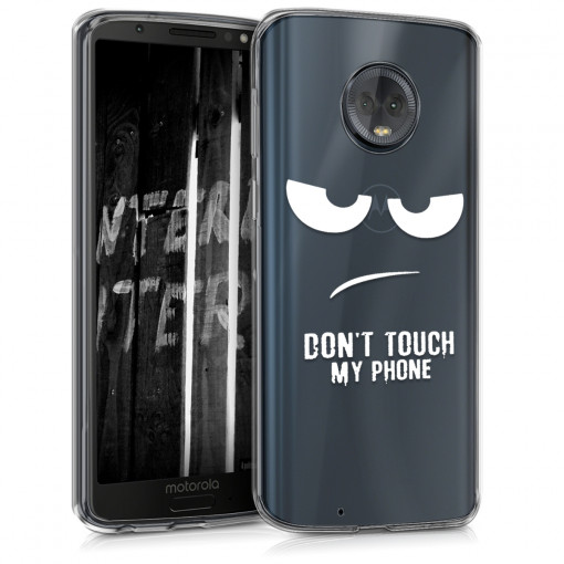 Husa pentru Motorola Moto G6, Silicon, Alb, 44602.02