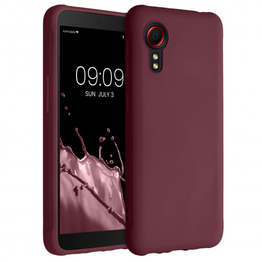 Husa pentru Samsung Galaxy Xcover 5, Silicon, Rosu, 54536.190, kwmobile
