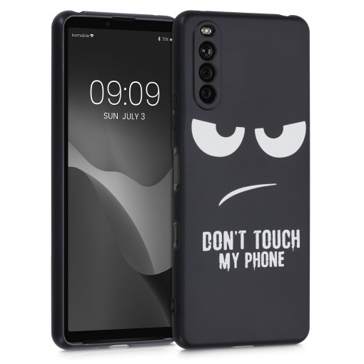 Husa pentru Sony Xperia 10 III, Silicon, Negru, 55354.04, kwmobile