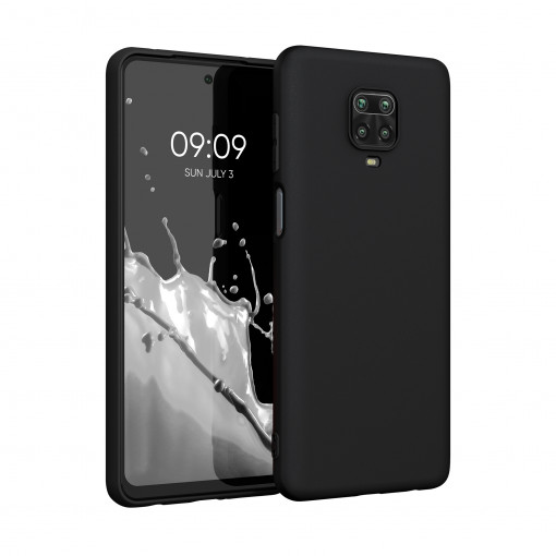Husa pentru Xiaomi Redmi Note 9S / Redmi Note 9 Pro / Redmi Note 9 Pro Max, Silicon, Negru, 52140.47