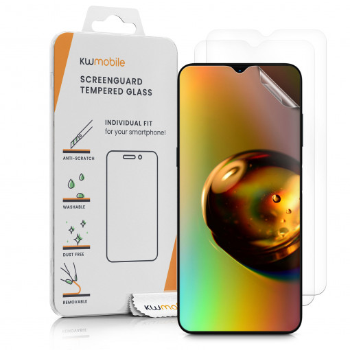 Set 3 folii de protectie Kwmobile pentru Nokia G21/G11, Fata, Polimer, 57876.1