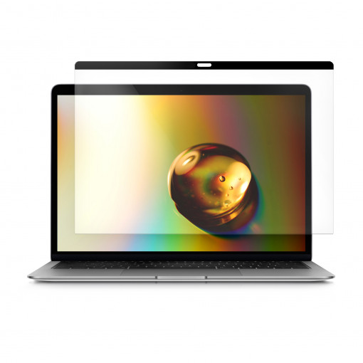 Folie de protectie mata pentru laptop Apple MacBook Air 13" (since 2010-2017), Kwmobile, Transparent, Plastic, 56206.2