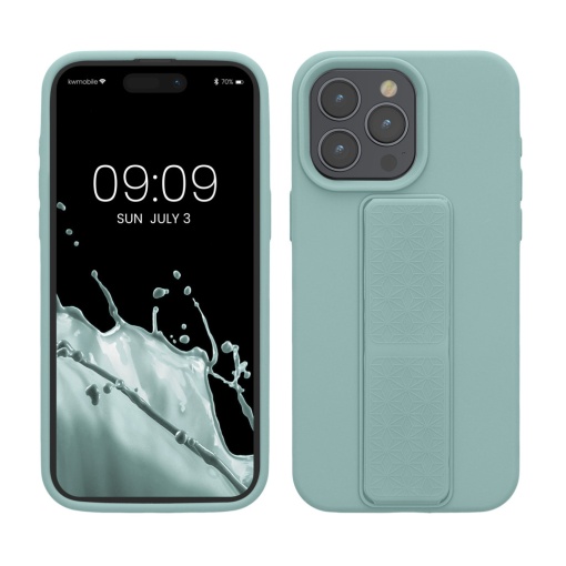 Husa Kwmobile pentru Apple iPhone 15 Pro Max, Verde deschis, Silicon, KWM000020EL003C